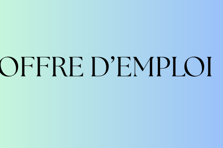 OFFRE D’EMPLOI