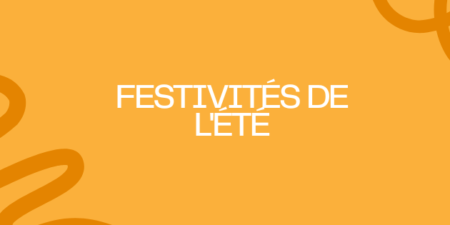 Couverture Facebook – FESTIVITÉS DE L’ÉTÉ