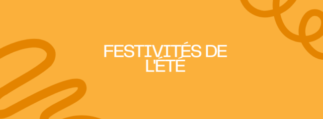 Couverture Facebook – FESTIVITÉS DE L’ÉTÉ